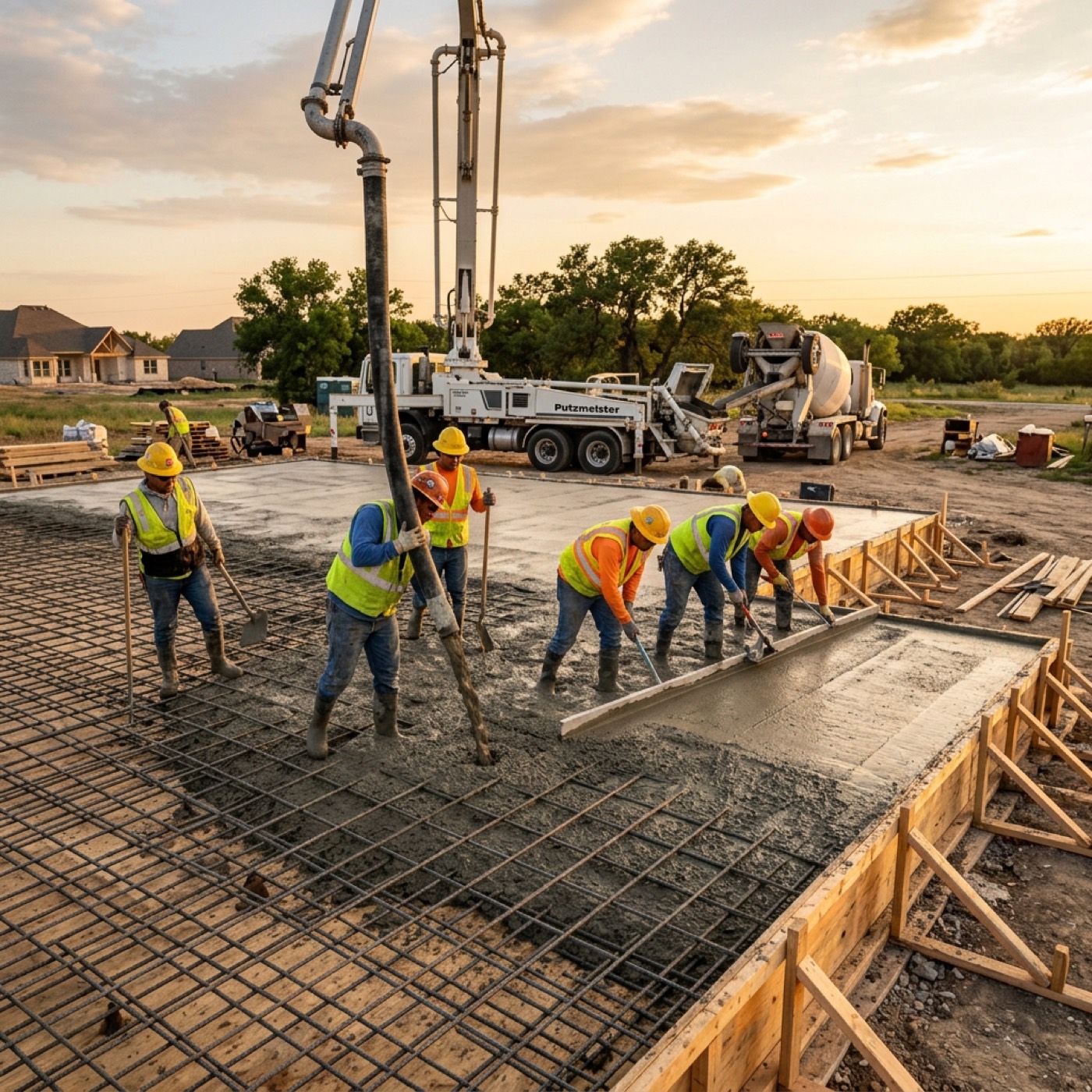 Concrete contractor serving Fate TX
